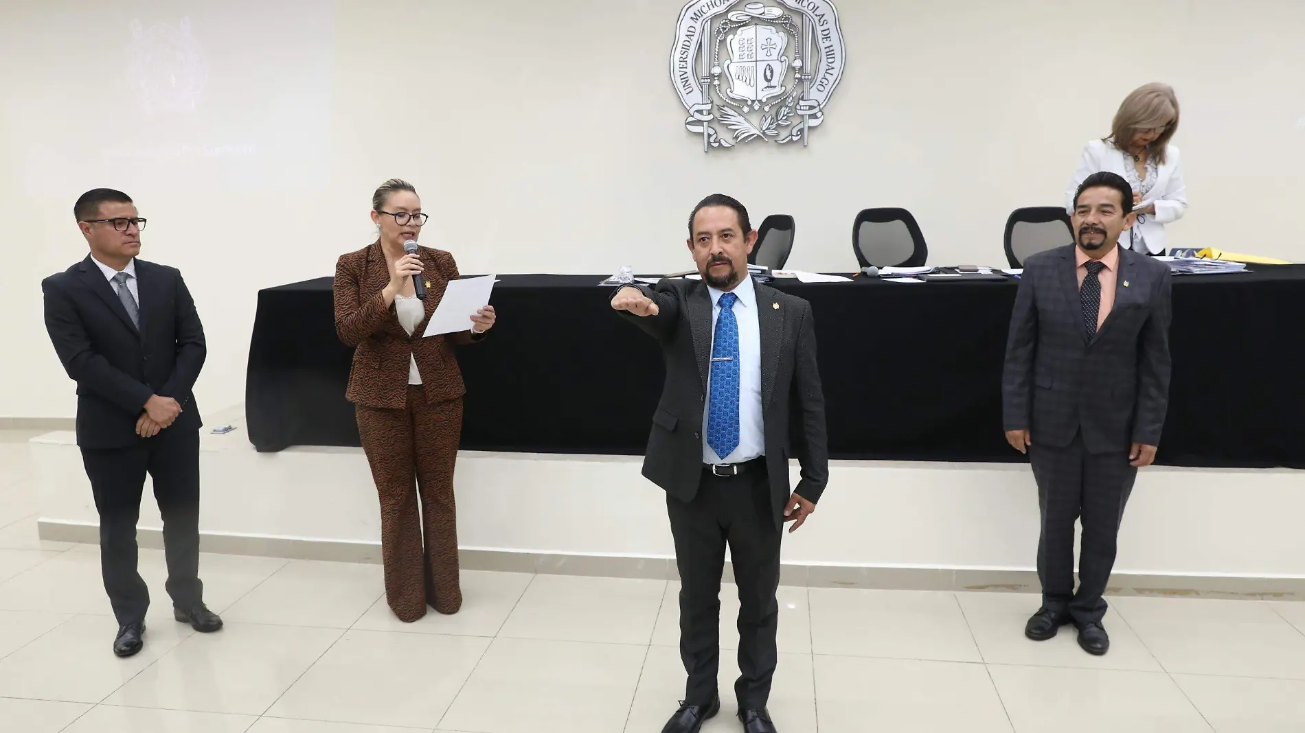 Toma de protesta de Manuel López Rodríguez como director de la Facultad de Veterinaria de la UMSNH